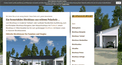 Desktop Screenshot of blockhaus-profi.de
